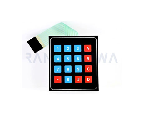 4x4 Universal Matrix Membrane Switch Keypad